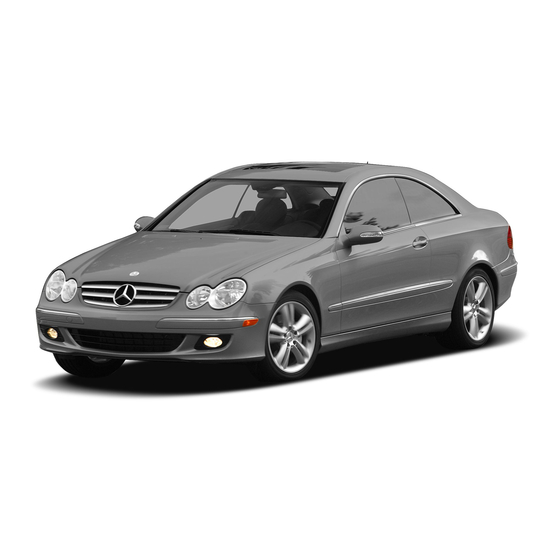 Mercedes-Benz Clk 350 Operator's Manual