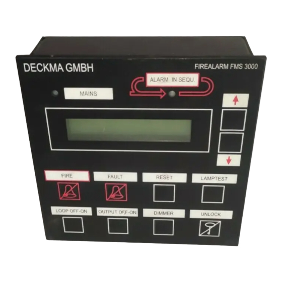 Deckma Hamburg FMS3000 Installation Instructions Manual