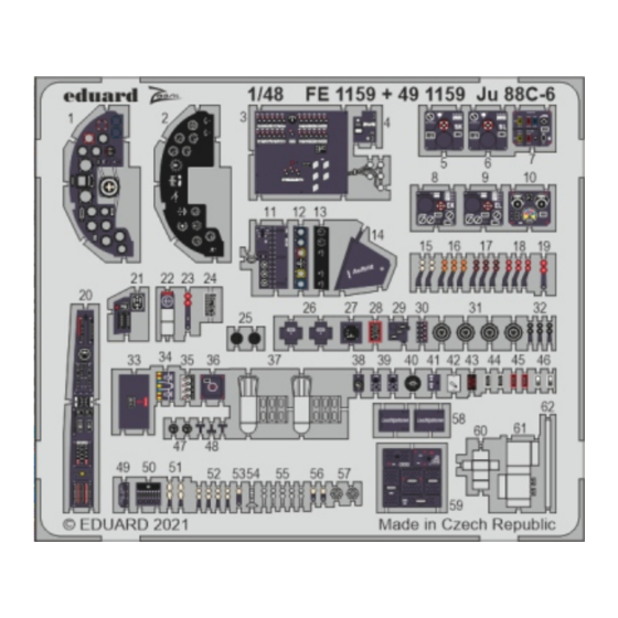 Eduard Ju 88C-6 Quick Start Manual