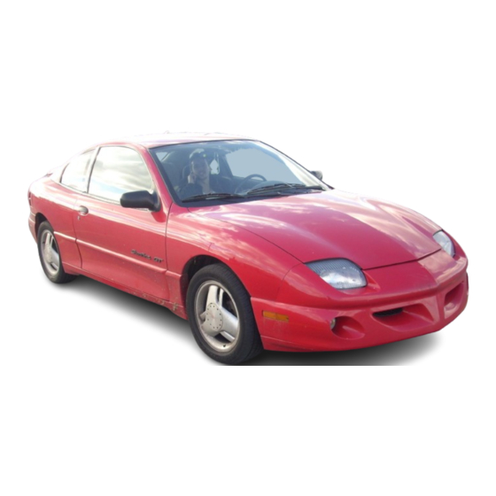Pontiac 1999 Sunfire Owner's Manual