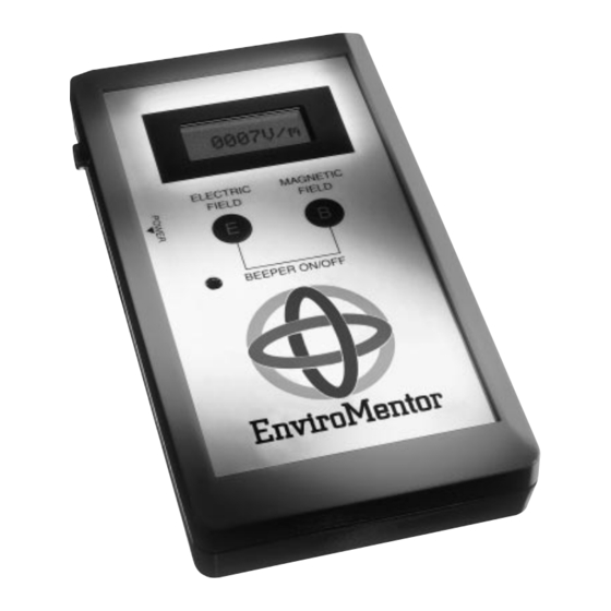 Radians Innova EnviroMentor Field Finder User Instructions