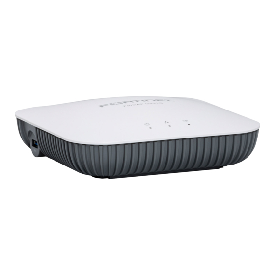 Fortinet FAP-231G-E Quick Start Manual
