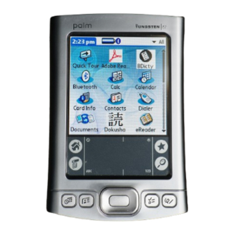 Palm Tungsten E2 Configuration Manual