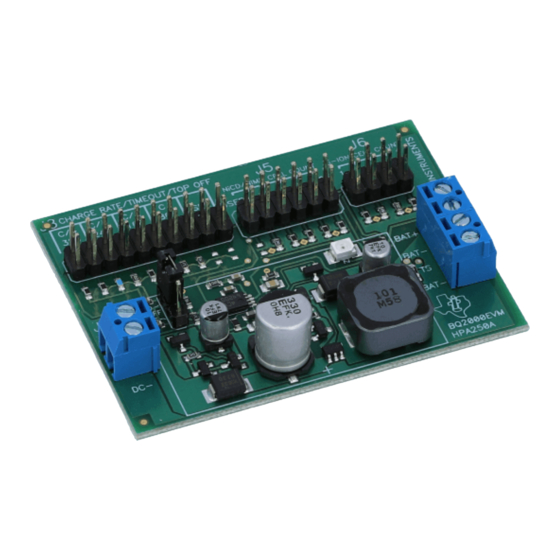 Texas Instruments bq2000EVM User Manual