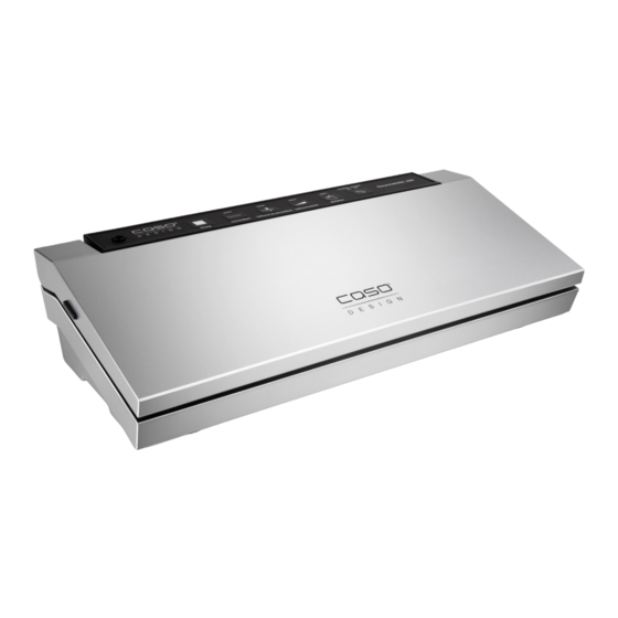 Caso GourmetVAC 280 Instruction Manual