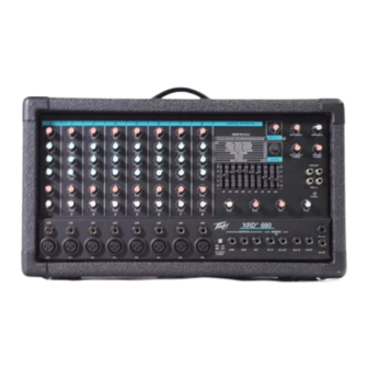 Peavey XRD 680 Operating Manual