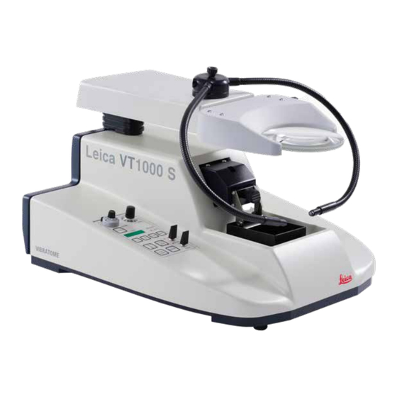 Leica BIOSYSTEMS VT1000 Instructions For Use Manual