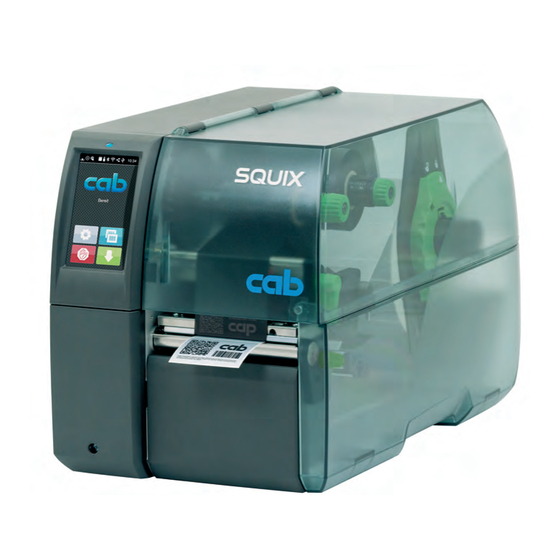 CAB SQUIX Series Instructions Manual