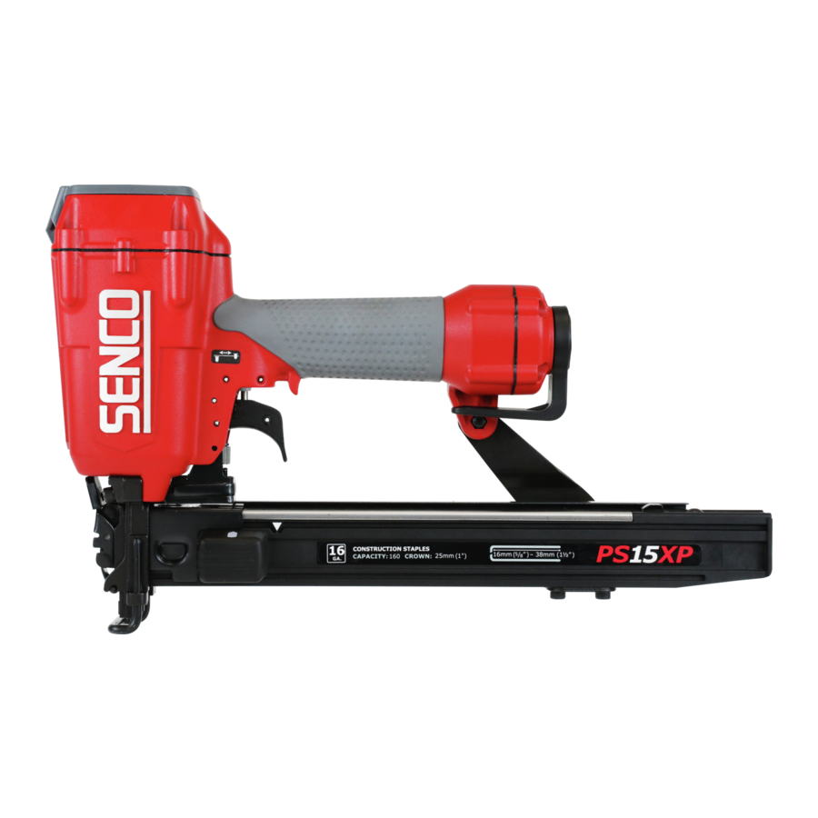 Senco PS15XP, PS15RXP, PS20XP - Wide Crown Staplers Manual