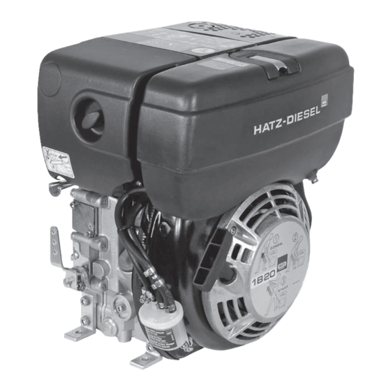 Hatz 1B27 Operator's Manual