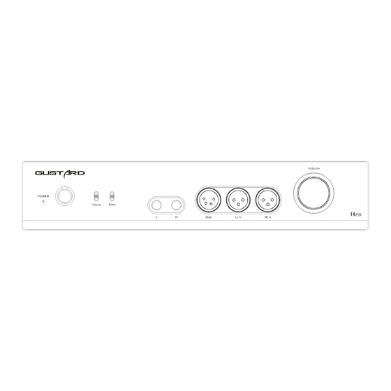GUSTARD H20 User Manual