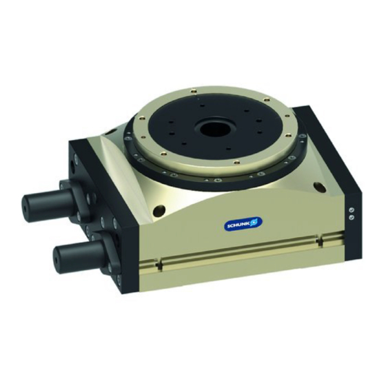 SCHUNK RST-D Assembly And Operating Manual