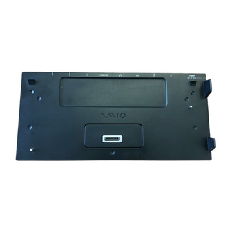 Sony VAIO VGP-PRS20 Operating Instructions