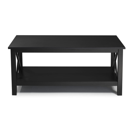 Linon 86166BLK01U Manual
