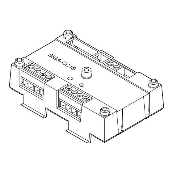 Edwards SIGA-CC1S Installation Sheet