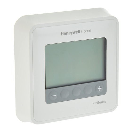 Honeywell Home T4 Pro TH4110U2005 Product Information