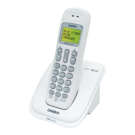 Uniden Dect 1015 Series Owner's Manual