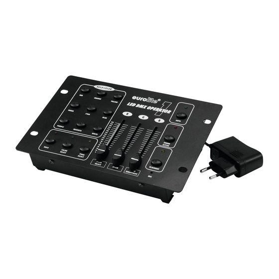 EuroLite DMX LED Operator 1 User Manual