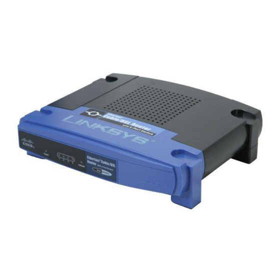 Linksys BEFSR41 - EtherFast Cable/DSL Router Manuals