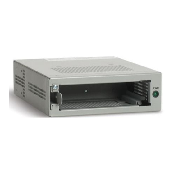 Allied Telesis AT-MCR1 Installation Manual