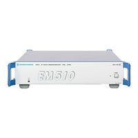 R&S EM510 Manual