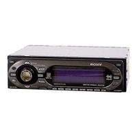 Sony CDX-GT705DX - Cd Player With Mp3/wma Playback Service Manual