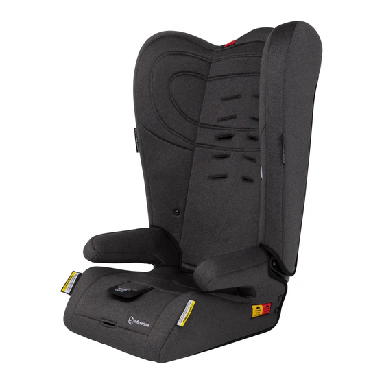 User Manuals Infasecure CS55 Convertible Booster Seat