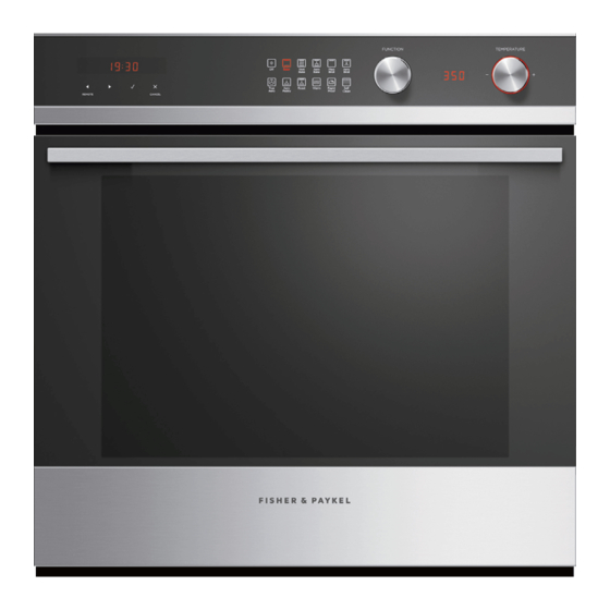 Fisher & Paykel OB24SC Installation Manual