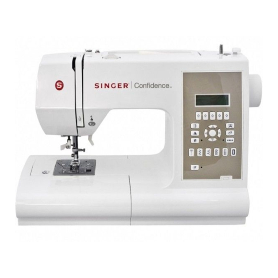 Singer Confidence 7470 Instruction Manual