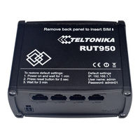 Teltonika RUT950-V2 User Manual