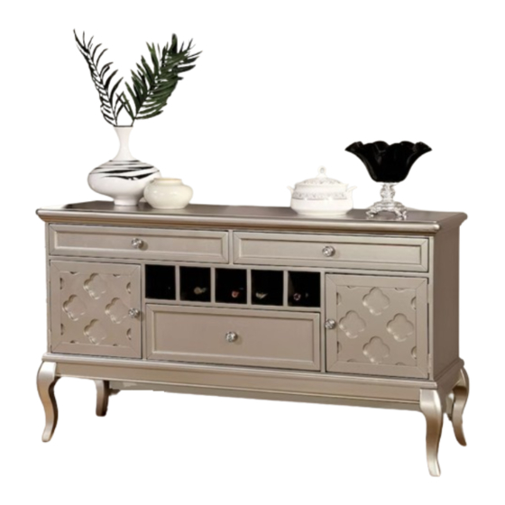 Furniture of America CM3219SV Assembly Instructions Manual