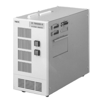 NEC IE-784000-R User Manual