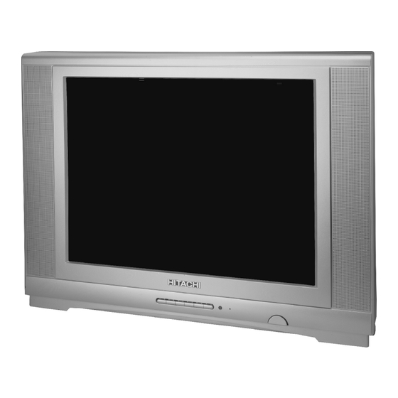 Hitachi C21-F800S Manuals