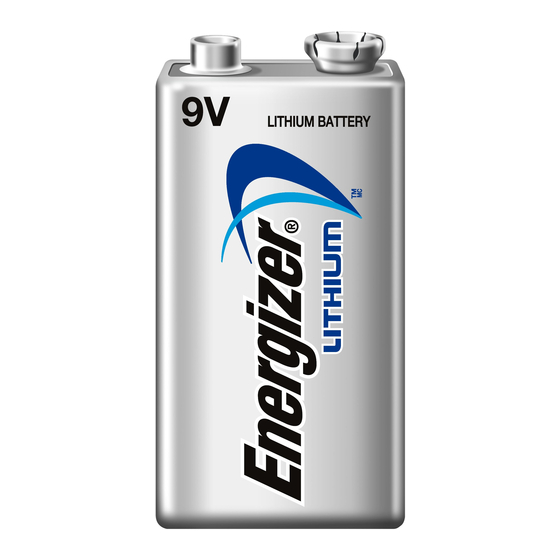 Energizer Ultimate 6LR61 Product Data Sheet