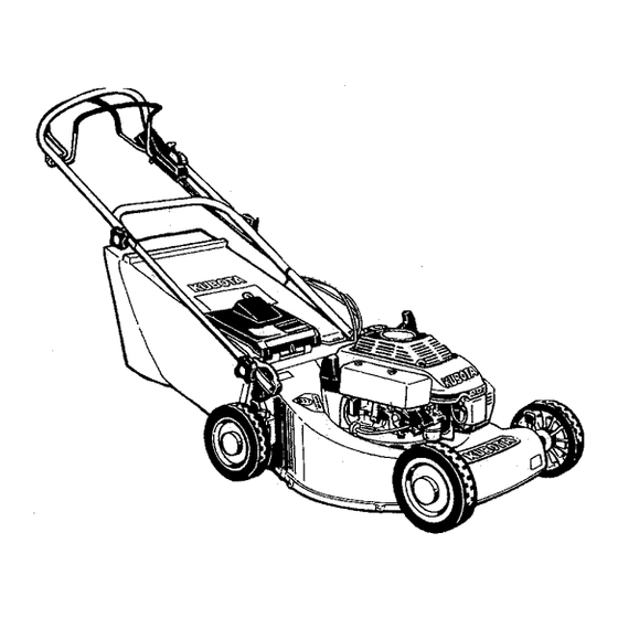 Kubota W 521 TC / HTC Operator's Manual