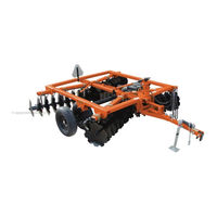 Land Pride Disc Harrows DH3512 Specifications & Capacities