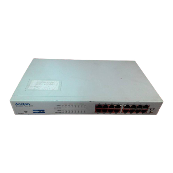 Accton Technology CheetaHub Power-3008A Quick Installation Manual