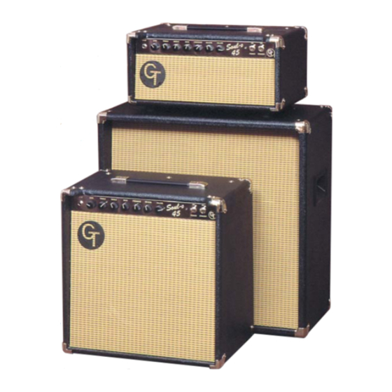 Groove Tubes Soul-o 45 Operator's Manual