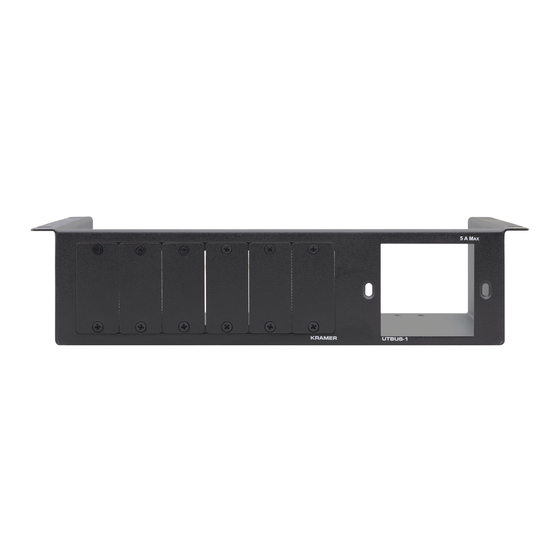 Kramer UTBUS-1xl User Manual