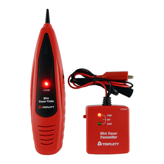 Triplett CTX30 User Manual