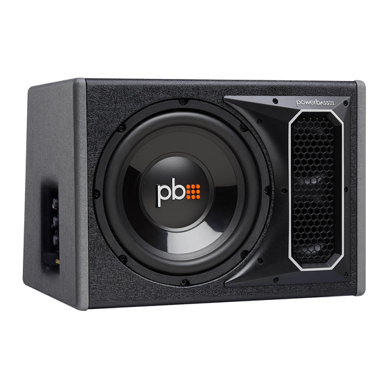 PowerBass PS-AWB101 Application & Enclosure Manual