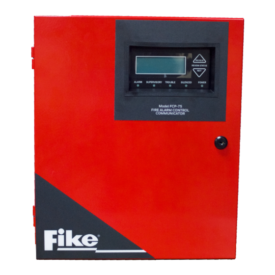 Fike FCP-75 Instruction Manual
