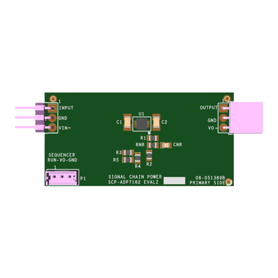 Linear ADI Power SCP-ADP7182-EVALZ Demo Manual