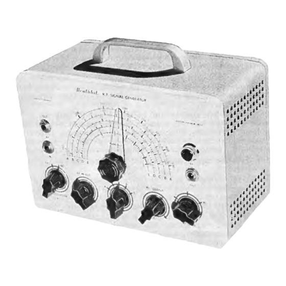 Heathkit SG-7 Assembly And Operation
