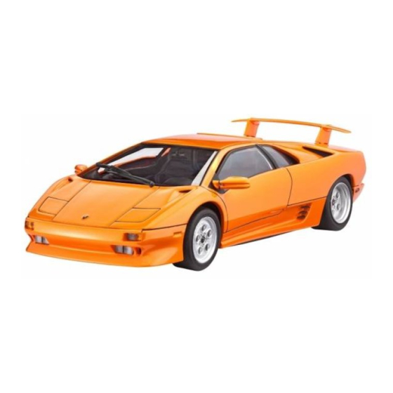 REVELL Lamborghini Diablo Assembly Instructions Manual