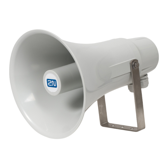 2N SIP Speaker Horn Installation Manual