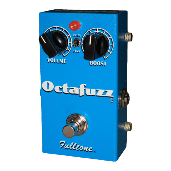 Fulltone Octafuzz OF-2 Manual