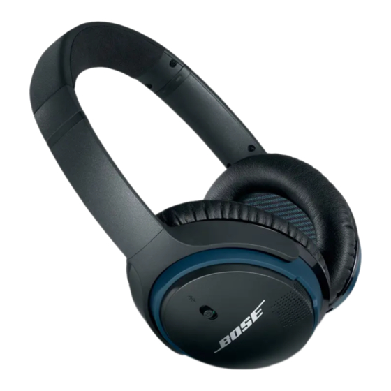Bose AROUND-EAR WIRELESS HEADPHONES II Quick Start Manual