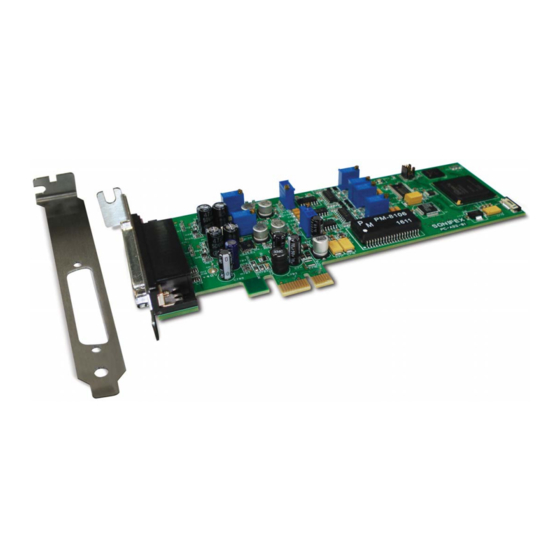 Sonifex avn PC-AD2 Manuals