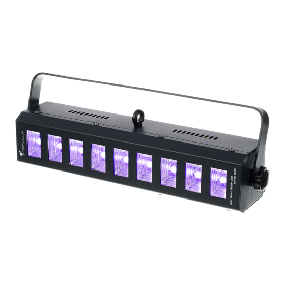 Stairville Wild Wash 9x3W LED UV BK DMX User Manual